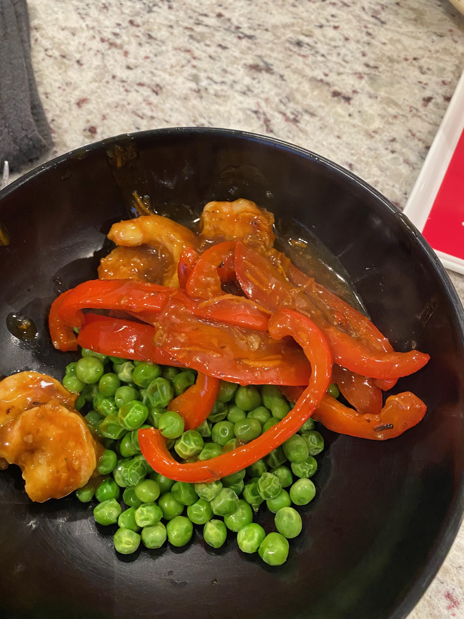 Hot and Tangy Garlic Shrimp