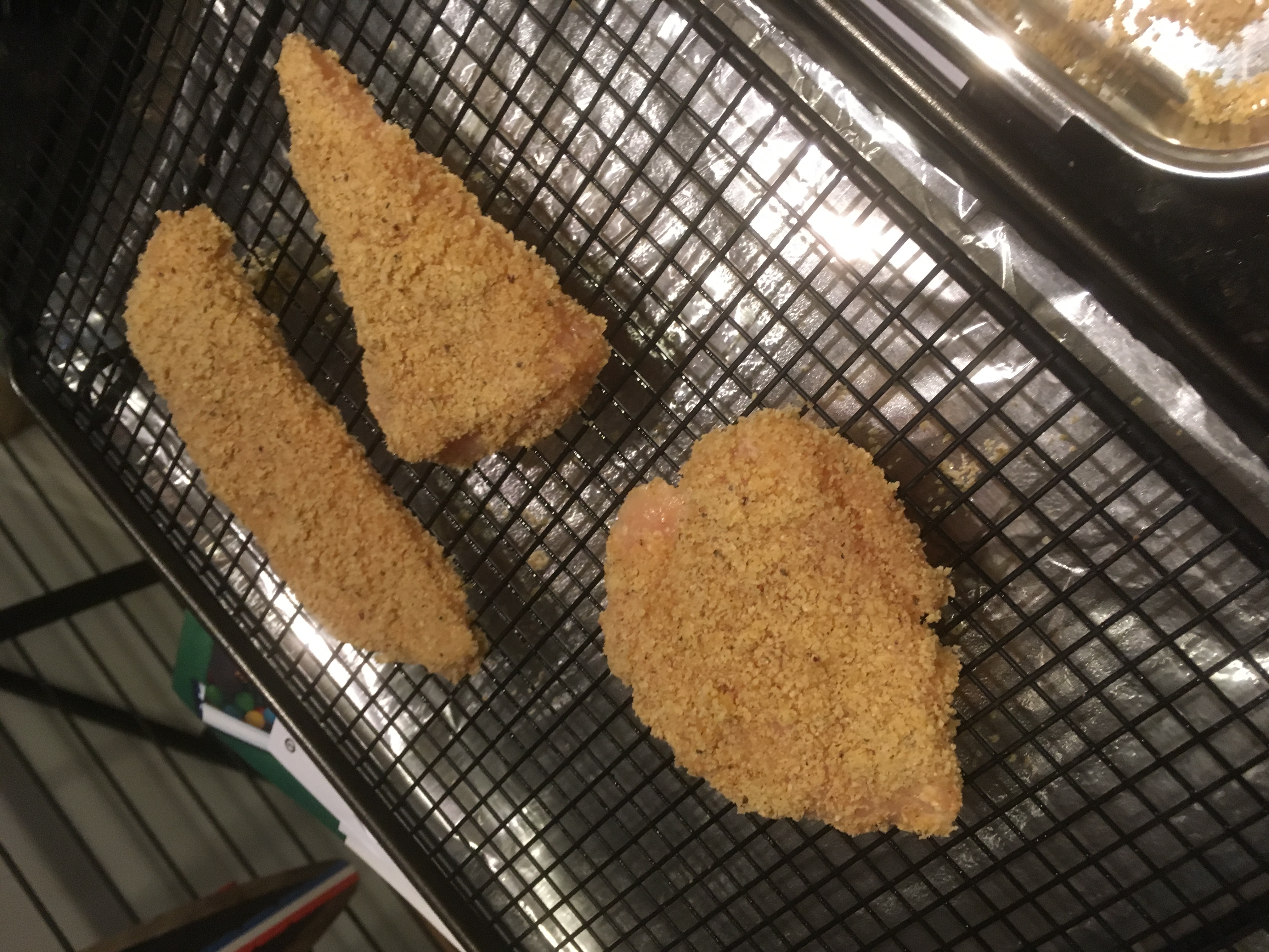 Baked “fried” chicken