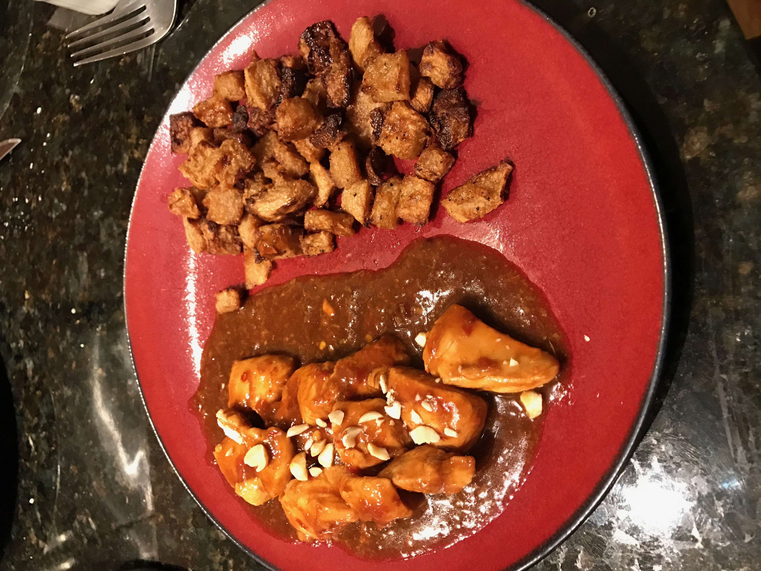 Sichuan Style Stir Fried Chicken with Peanuts
