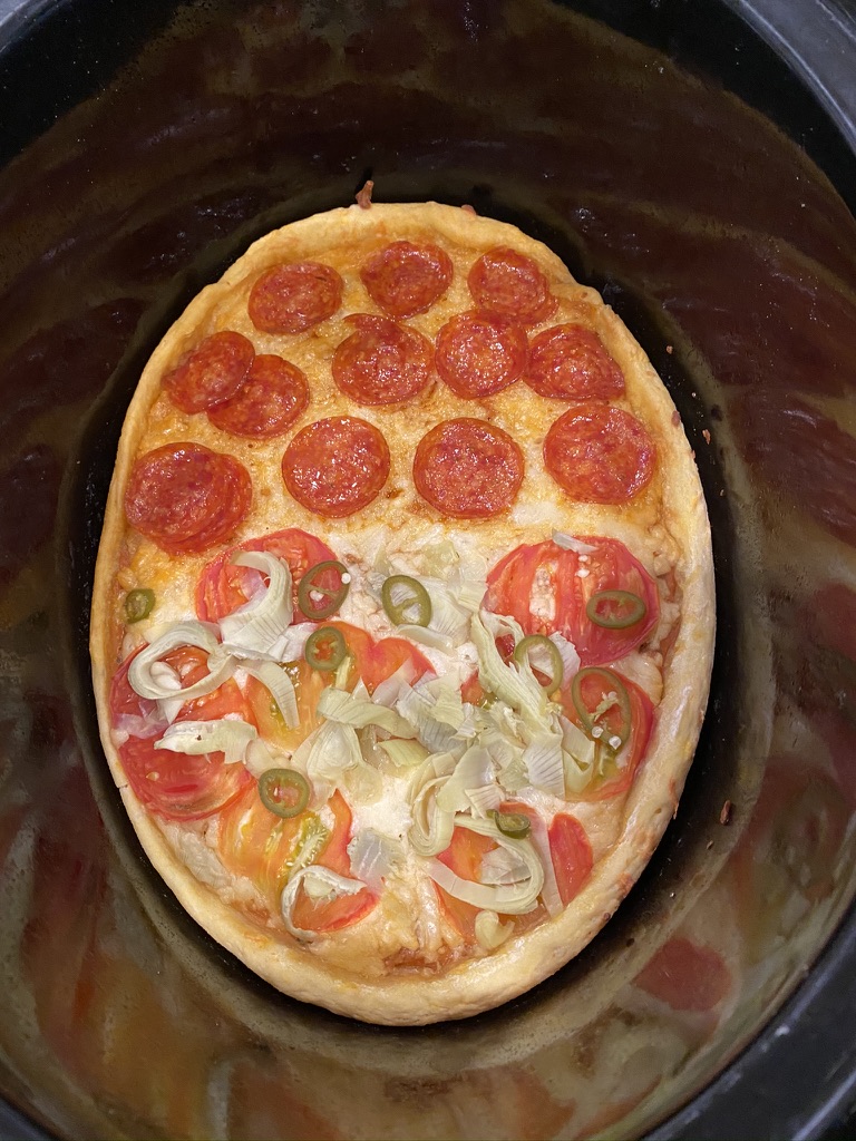 Pizza in the crockpot
