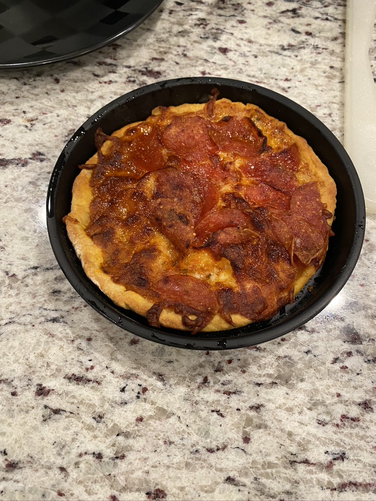 Air Fryer Individual Pizza