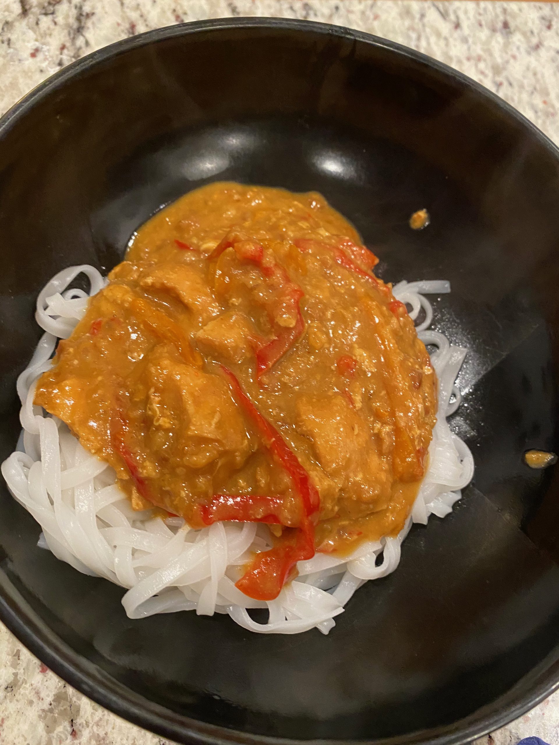 Thai Spicy Peanut Chicken (slow cooker)